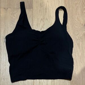 lululemon athletica Black Crop Top